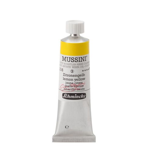 Schmincke Mussini Lemon Yellow Oil Paint 150 Ml Schmincke Mussini Lemon Yellow Oil Paint 150 Ml